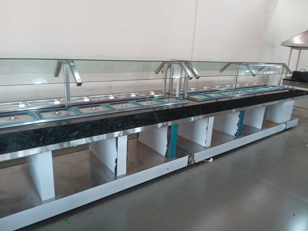 Pista Self Service em Inox